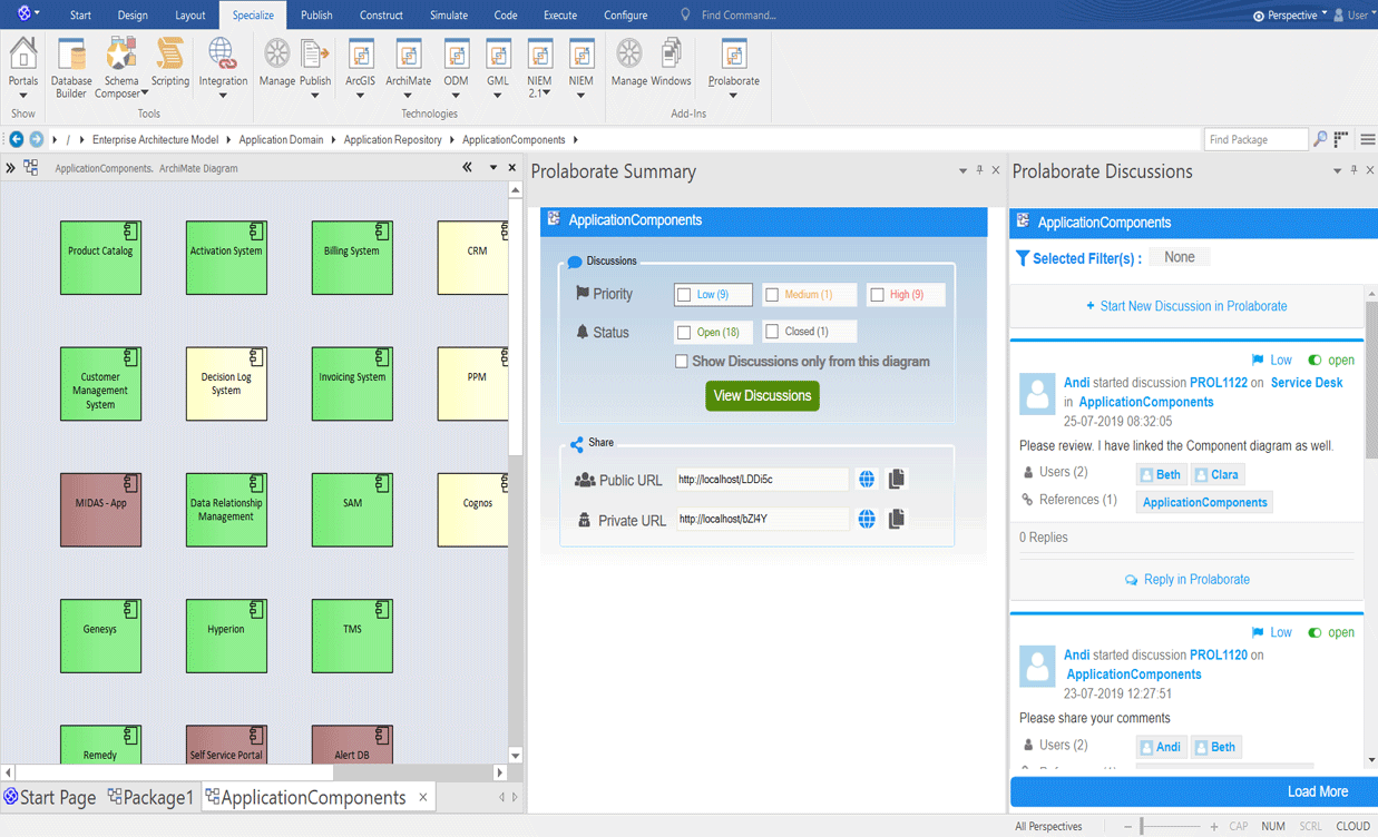 Obtener URL cortas de Enterprise Architect